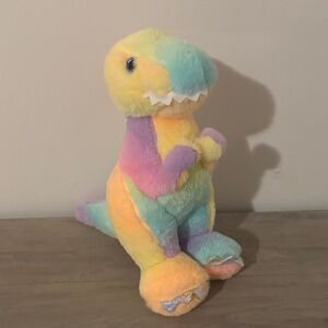 Colorful Plush Dinosaur by The Petting Zoo
